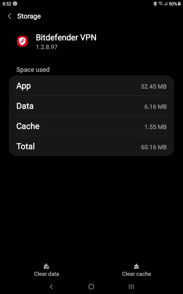 Clear App Data And Cache