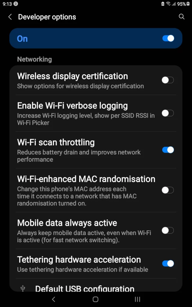 Wi-Fi Scan Throttling