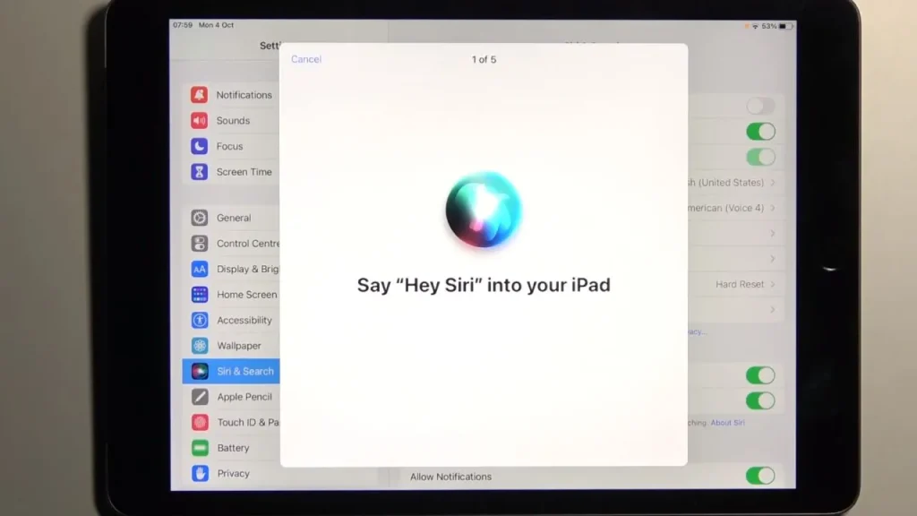 Siri On iPad