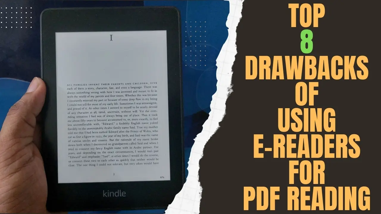 top 8 drawbacks of using e-readers for pdf reading