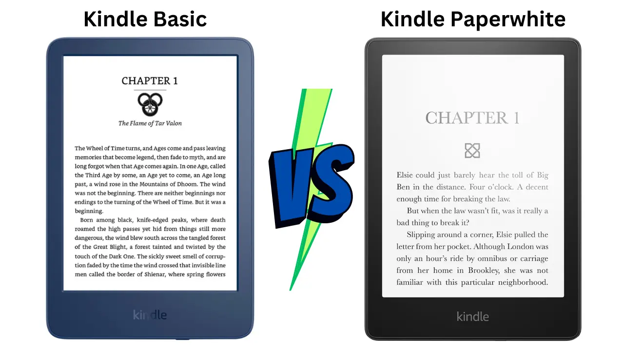 What Is The Difference Between Kindle And Kindle Paperwhite