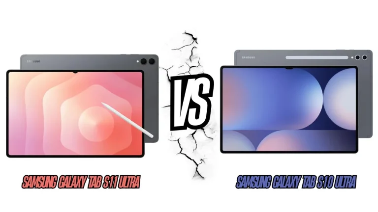 Samsung Galaxy Tab S11 Ultra vs S10 Ultra side-by-side showing design and display differences