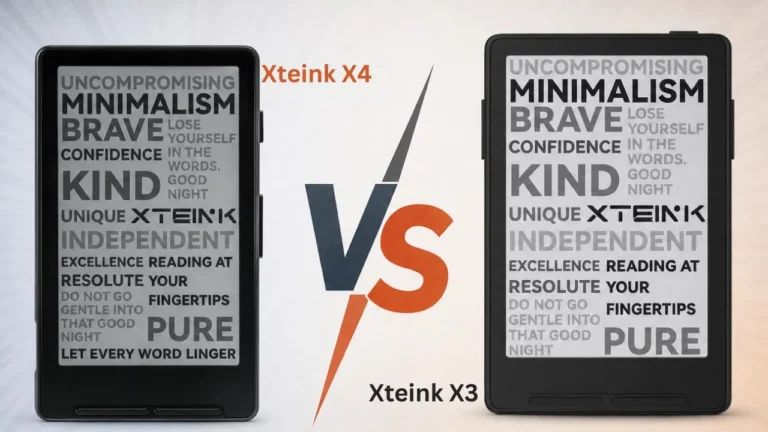 Choosing between the XTEINK X3 and X4? See how they differ in screen size, battery life, charging, and price before you buy.